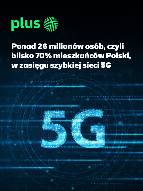 5G Plusa dociera do 26 mln osób