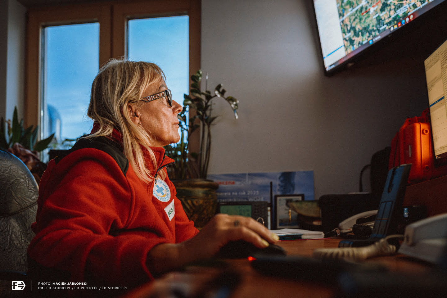 Kadr z programu "Na dyżurze. Wodni ratownicy" powstałego we współpracy Plus i National Geographic