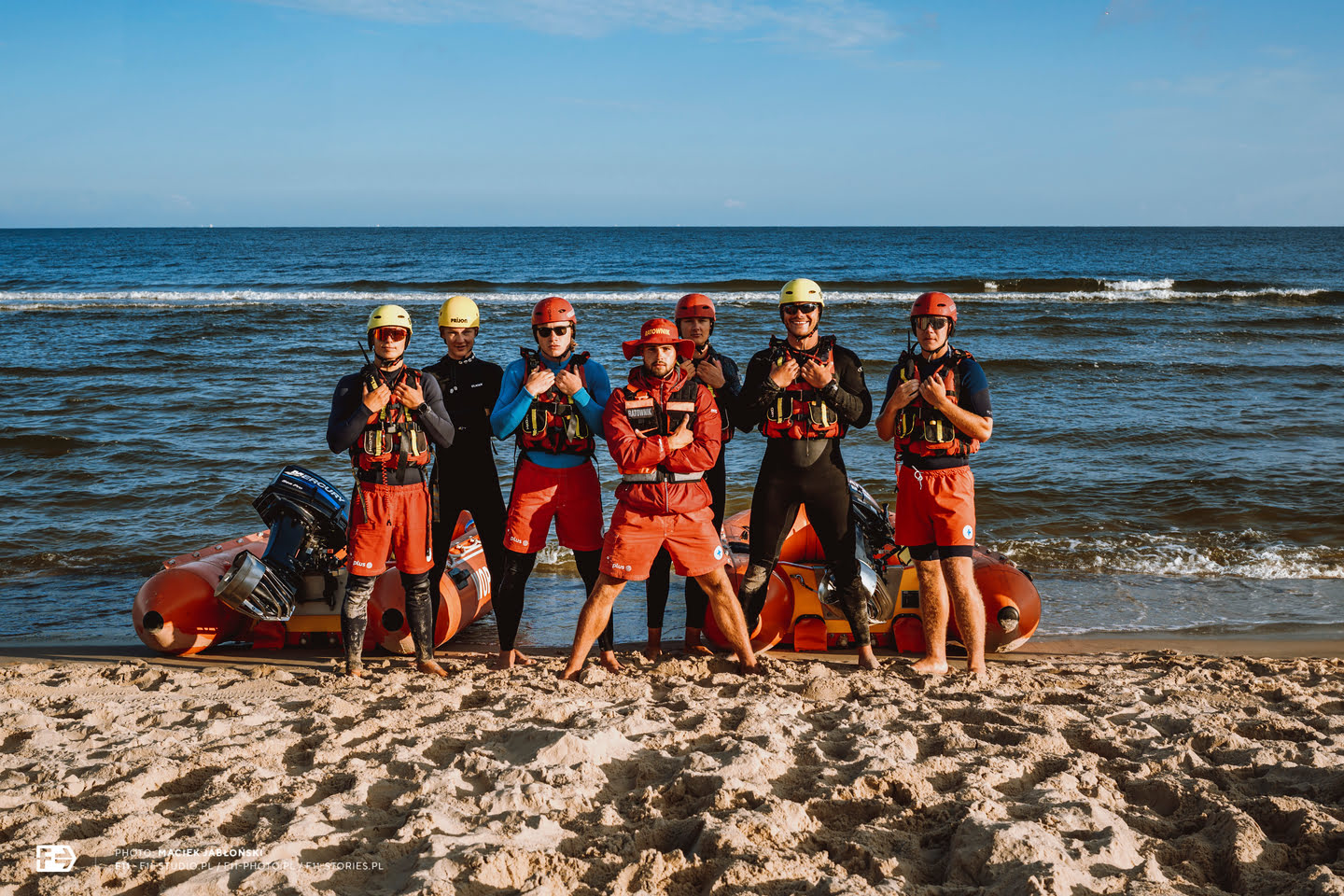 Kadr z programu "Na dyżurze. Wodni ratownicy" powstałego we współpracy Plus i National Geographic