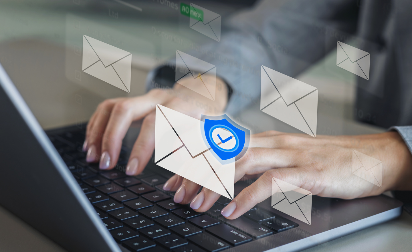 Symboliczne przedstawienie bezpiecznego maila