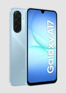 Samsung Galaxy A17 5G widok z przodu i z tyłu