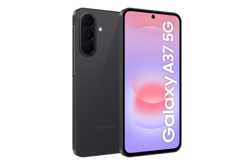 Telefon Samsung Galaxy A37 5G - widok ekranu i tyłu telefonu