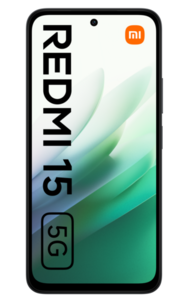Xiaomi Redmi 15 widok na ekran telefonu