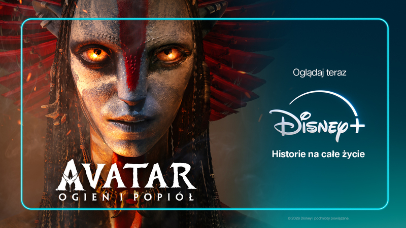 Plakat promujący film "Avatar" dostępny na Disney+