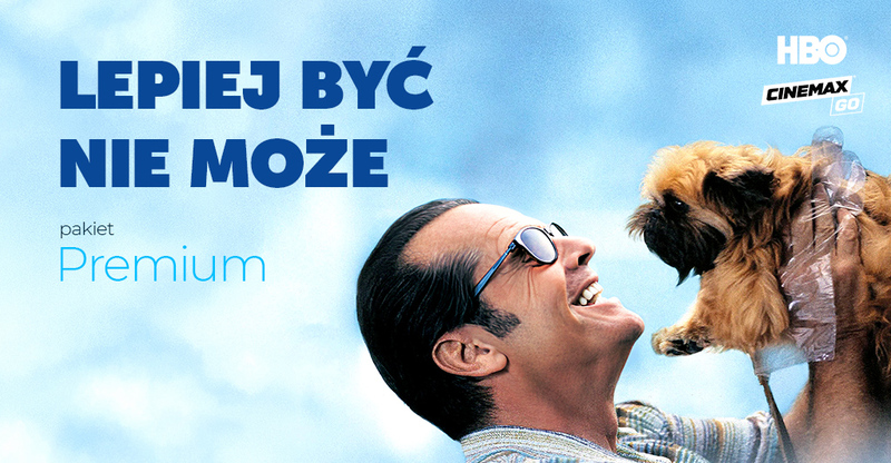 Plakat promujący film "Lepiej być nie może" dostępny na Polsat Box Go Premium