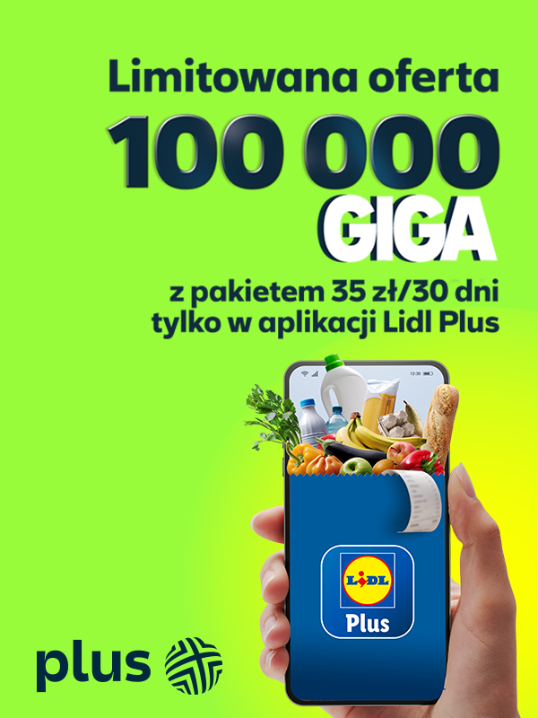 100 000 GB w aplikacji Lidl Plus