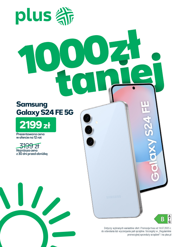 Samsung Galaxy S24 FE 1000 zł taniej