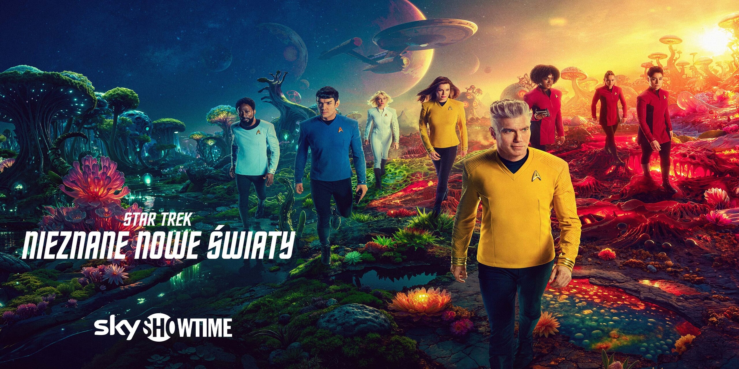 Baner promujący Star Trek sezon 3 na SkyShowtime