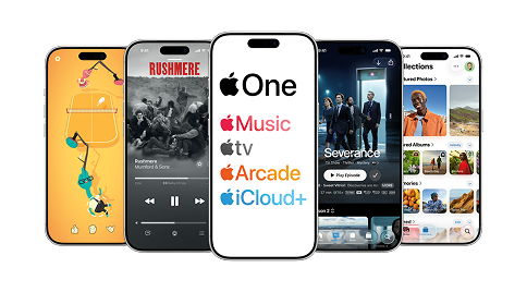Apple Music, Apple TV, Apple Arcade i iCloud+ w jednym pakiecie.