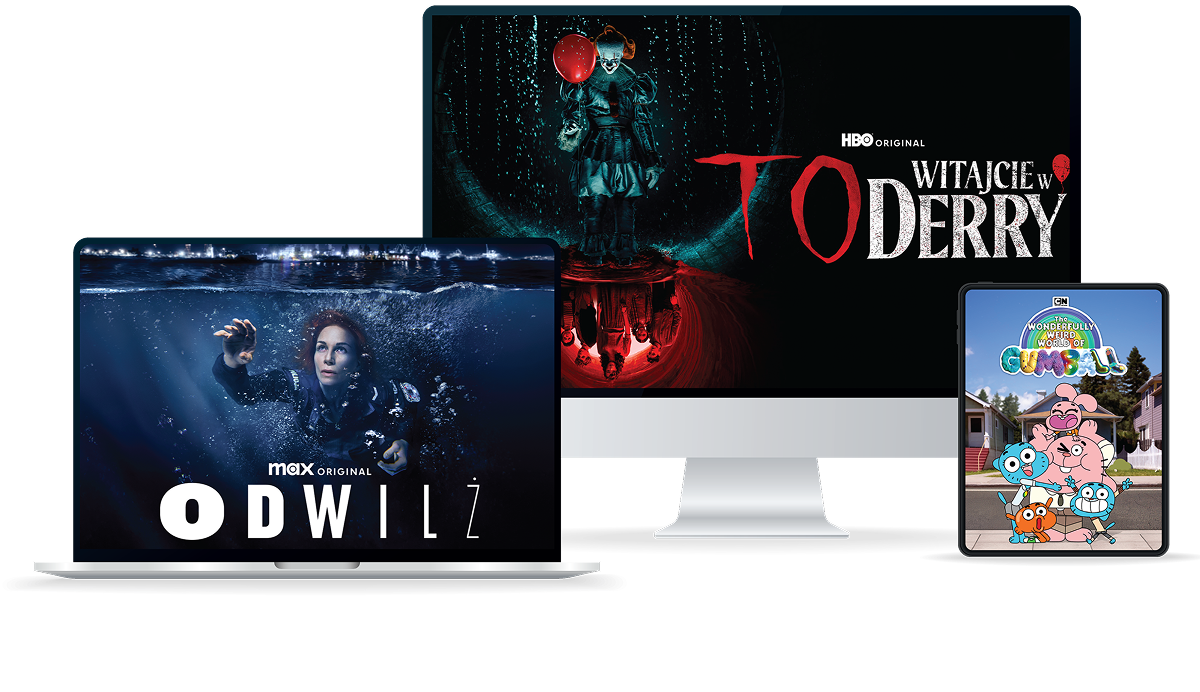 Oglądaj HBO Max na wielu urządzeniach